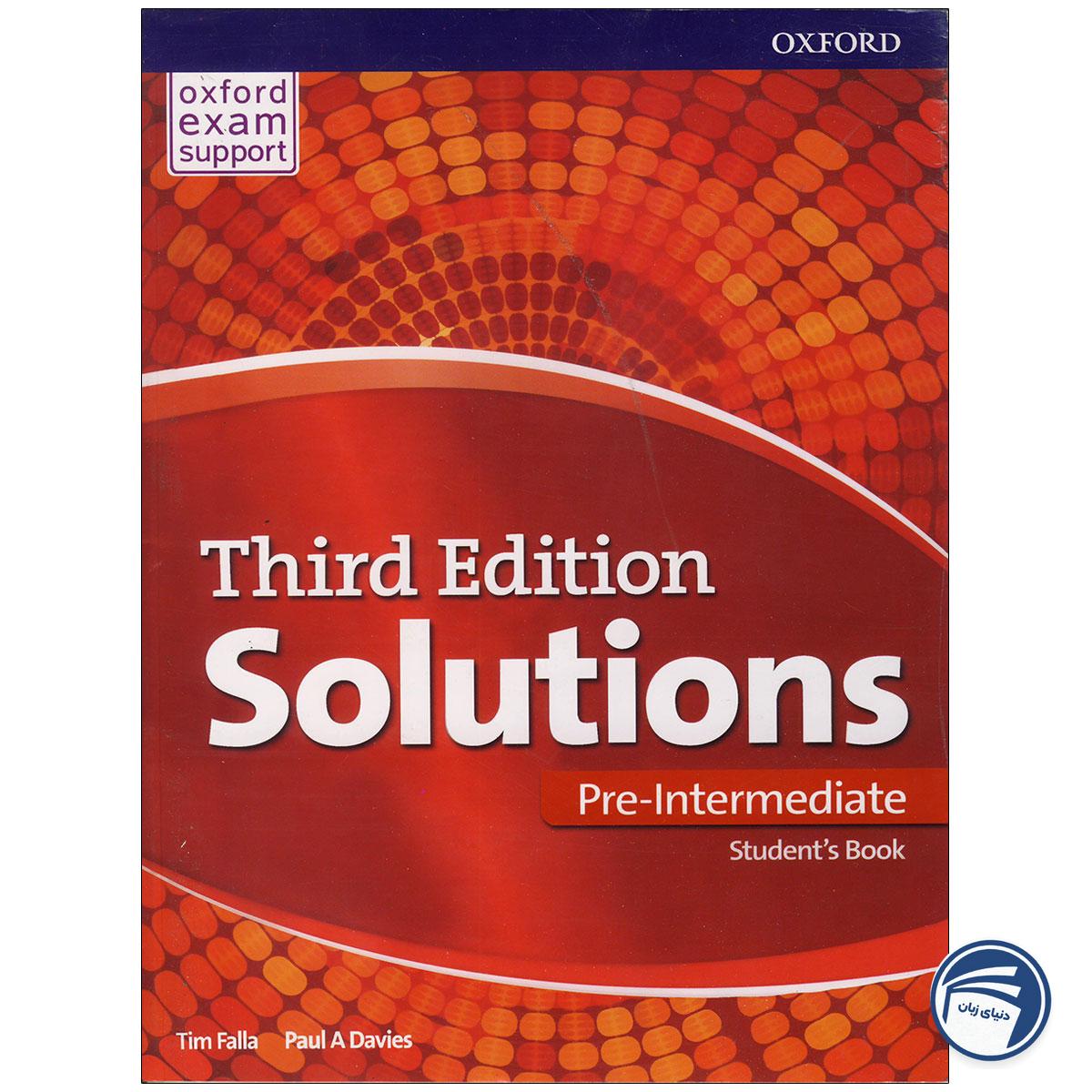 کتاب Solutions Pre Intermediate Third Edition