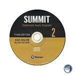 برچسب ALT: سی‌دی آموزشی زبان انگلیسی Summit جلد 2 اثر Joan Saslow و Allen Ascher.