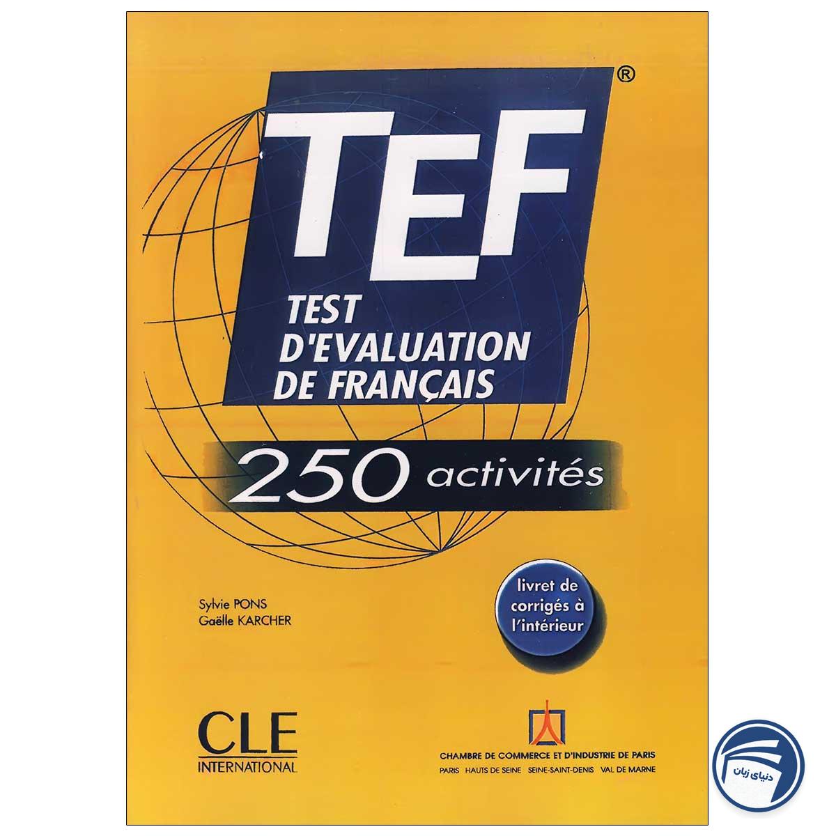 خرید کتاب TEF 250 activities از دنیای زبان