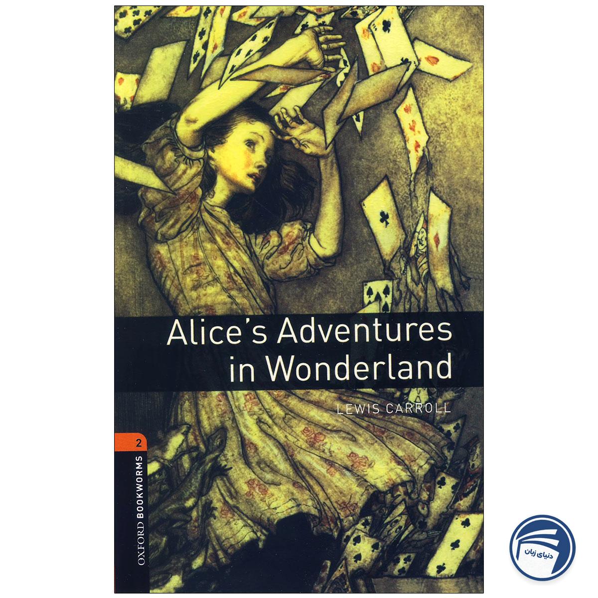 کتاب داستان بوک ورم Alices Adventures in Wonderland